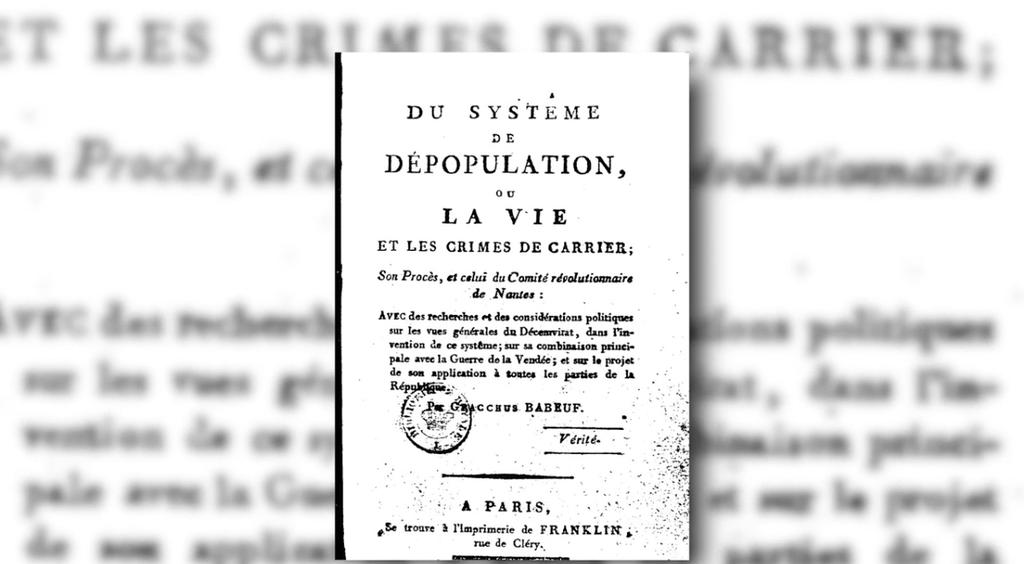 📢 À l'occasion de la sortie du premier tome des œuvres complètes de Gracchus Babeuf, mise en ligne sur notre chaîne YouTube d'une capsule vidéo de présentation du parcours du "Tribun du peuple" par Hélène Parent et Stéphanie Roza.
Lien -> youtu.be/yWIa-RiK3Wo?si…