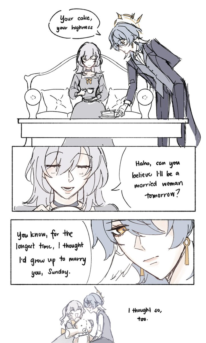 day 5 royalty au #sunstelleweek2025 + childhood friends #sunstelle