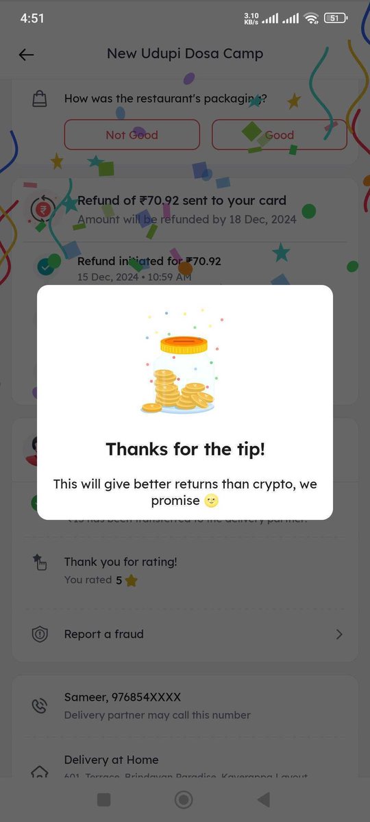 CoinDCX's tweet photo. .@Zomato se Khana lo, advice nahi 😌
Learn Karo. Crypto Karo.

#Bitcoin https://t.co/Q3OVuKil0v