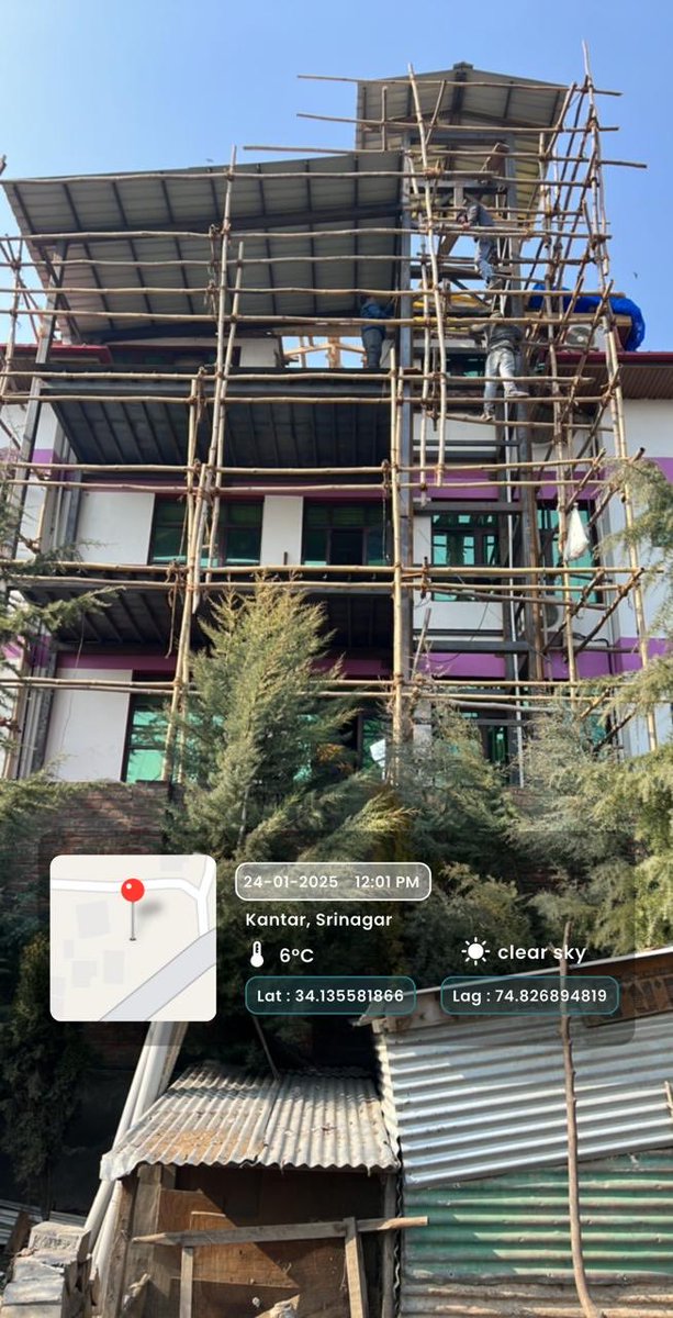wasimaslamnit's tweet photo. Illegal Construction going on in Lalbazar Area Near GD Goenka ( Lankar Giest House ) Hope the same will be stopped under Law @OmarAbdullah  @nasirsogami @SMC_Srinagar @OfficeOfLGJandK @tanvirsadiq @JKHUDD1 Kindly. intervene https://t.co/kPdYZQKKWW