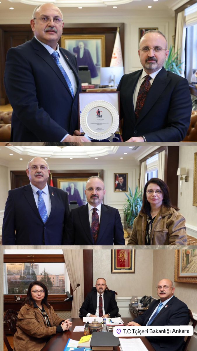 m_enginvural's tweet photo. TEDB Tüm Emlak Danışmanları Birliği Çanakkale İl Başkanlığı olarak Birliğimizin kurulmasına destek veren İçişleri bakan yardımcımız Sayın Bülent Turan'a Genel başkanımız Sayın Hakan Akçam ve tüm birlik üyelerimiz adına plaketimizi takdim ettik.
#öneçıkar 
#yorum 
#lapseki https://t.co/jiPXGiDCRo