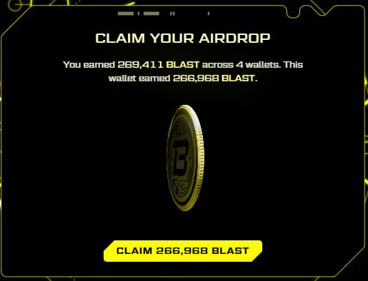 AirdropAlertAAD's tweet photo. 🚀 Blast Airdrop #2 Claim NOW OPEN!

Attention all season workers! Your rewards are ready for claiming.

Join Blast Airdrop 2:

👉 Check eligibility and claim your $BLAST here: https://t.co/VEAejhgDsH

Share your results in the comments! Your success could inspire others. https://t.co/BdWdnK1jbD