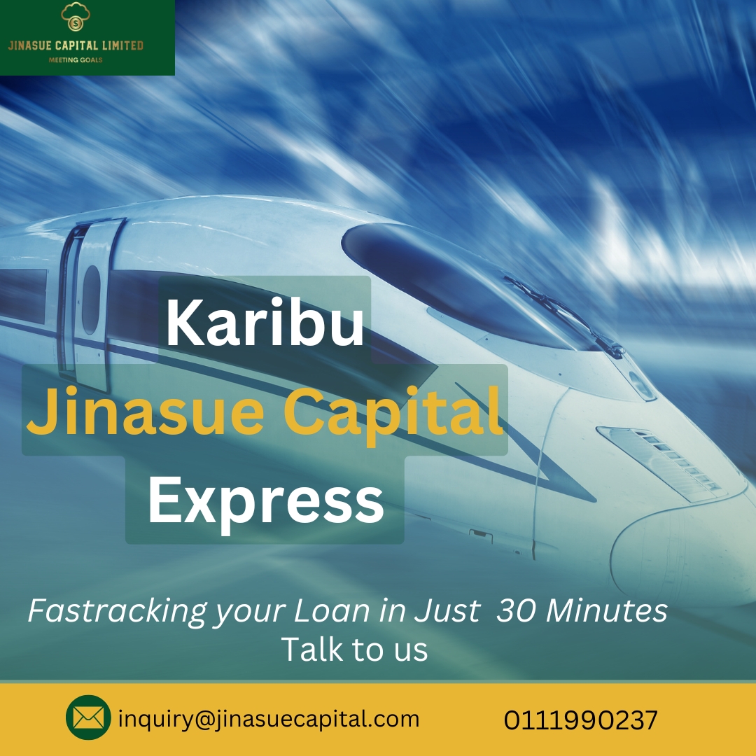 jinasue_c's tweet photo. Karibu Jinasue! We are Here For You!
#jinasue #logbookloans #checkoffloans #businessloans #forthepeople #civilservants #biz https://t.co/czkqsZLEiE