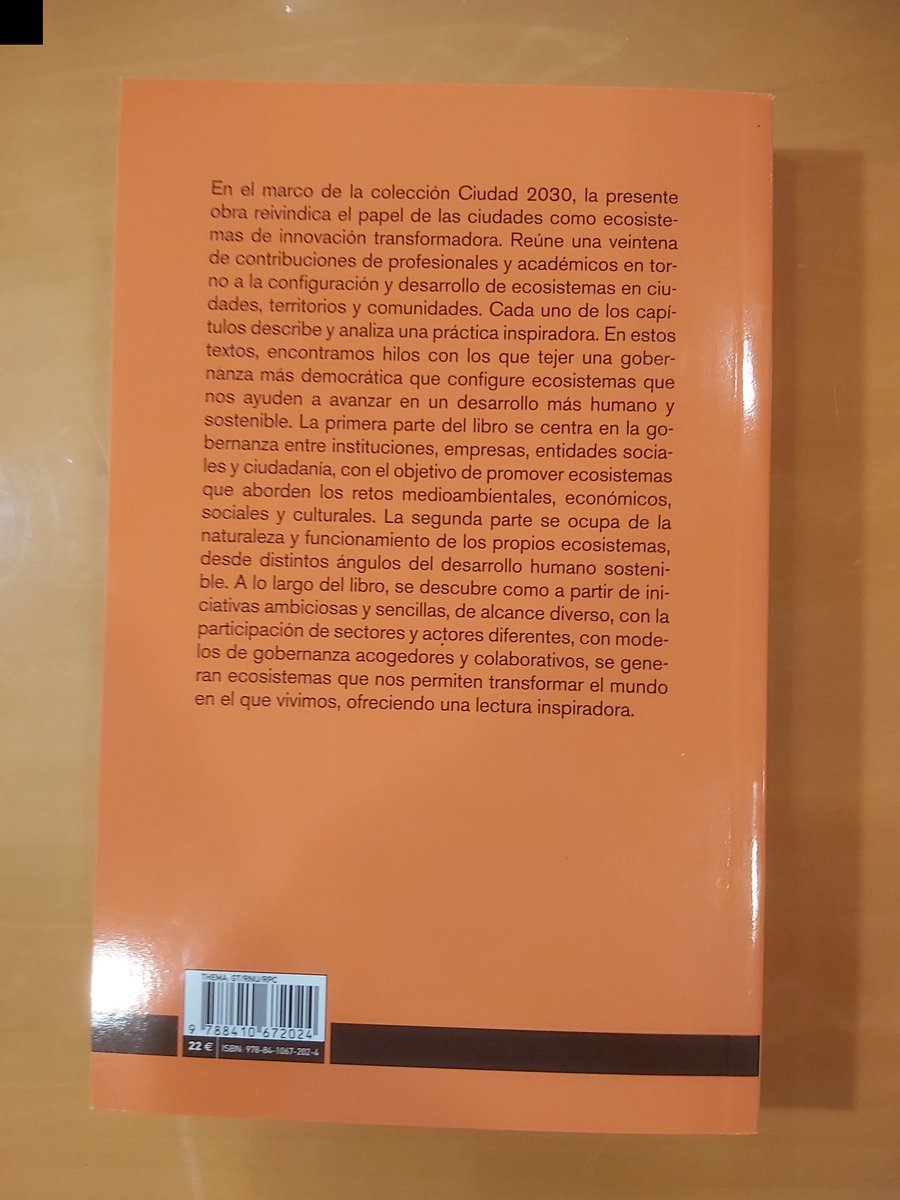 Bilbao Metropoli 30 (@bilbaometropoli) on Twitter photo <a href="/IdoiaPostigo/">Idoia Postigo</a> <a href="/RSanSalvador/">Roberto San Salvador</a> <a href="/CatarataLibros/">Libros Catarata</a> <a href="/deusto/">Universidad Deusto - Deustuko Unibertsitatea</a> .<a href="/IdoiaPostigo/">Idoia Postigo</a>, directora general de #BilbaoMetropoli30, es una de las coautoras del libro "Ciudades, ecosistemas de innovación transformadora", coordinado por <a href="/RSanSalvador/">Roberto San Salvador</a> dentro de la colección #Ciudad2030.
➡️ catarata.org/libro/ciudades…
<a href="/CatarataLibros/">Libros Catarata</a> #DeustoCitiesLab #Bilbao <a href="/IdoiaPostigo/">Idoia Postigo</a> <a href="/RSanSalvador/">Roberto San Salvador</a> <a href="/CatarataLibros/">Libros Catarata</a> <a href="/deusto/">Universidad Deusto - Deustuko Unibertsitatea</a> .<a href="/IdoiaPostigo/">Idoia Postigo</a>, directora general de #BilbaoMetropoli30, es una de las coautoras del libro "Ciudades, ecosistemas de innovación transformadora", coordinado por <a href="/RSanSalvador/">Roberto San Salvador</a> dentro de la colección #Ciudad2030.
➡️ catarata.org/libro/ciudades…
<a href="/CatarataLibros/">Libros Catarata</a> #DeustoCitiesLab #Bilbao