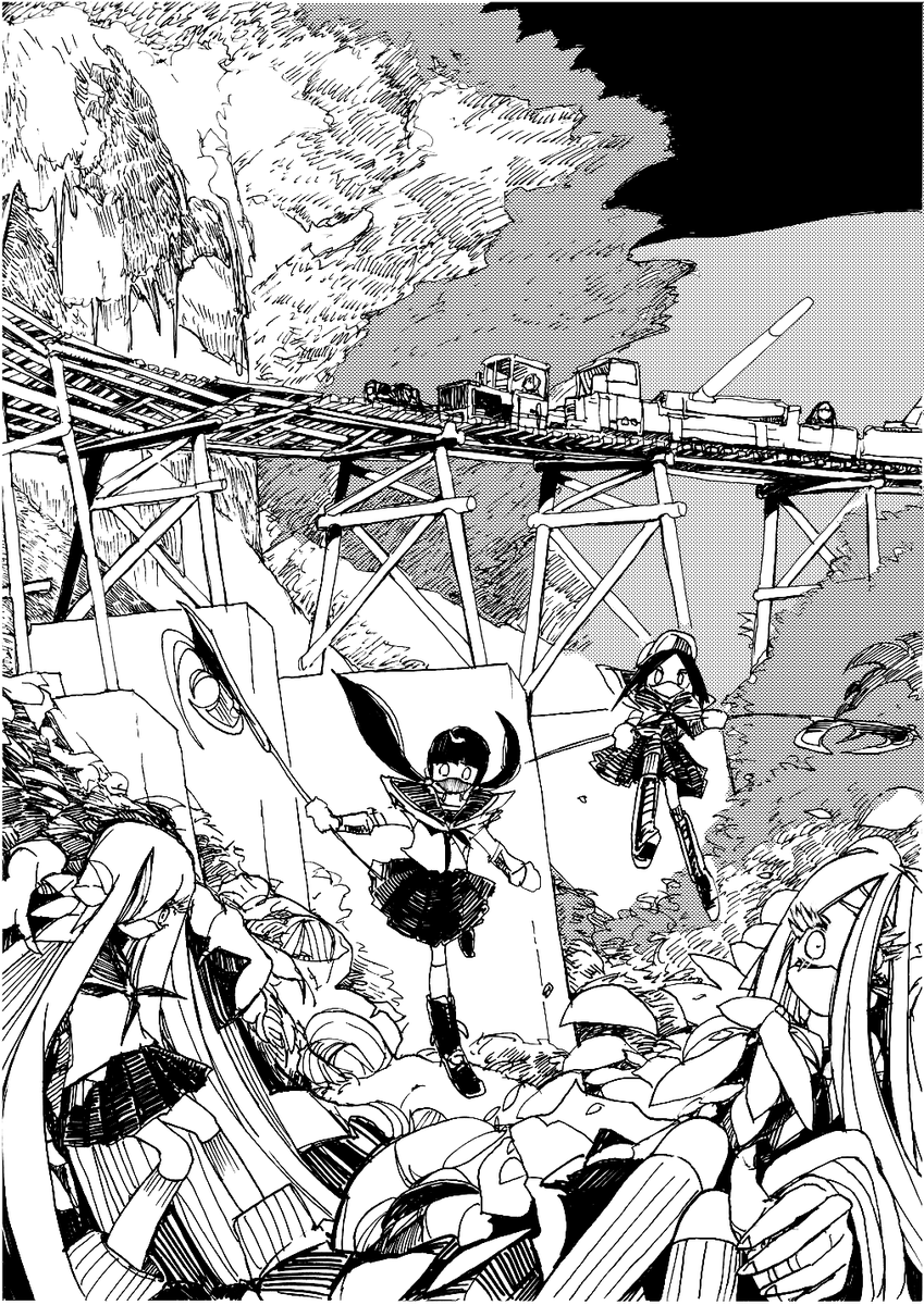 三年経った今はこんな感じになっているのだけれど、もう少し描線にメリハリをつけてもいいように思う 