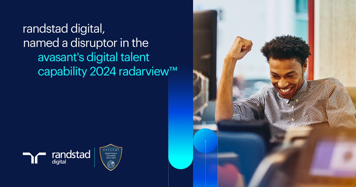 RandstadDigital (@randstaddigital) on Twitter photo Randstad Digital has been recognized as a disruptor in <a href="/Avasant/">Avasant</a> Digital Talent Capability 2024 RadarView™. This recognition highlights our strong focus on:
🎯digital strategy
🤝talent transformation
📊smart investments
👉avasant.com/report/digital…
#AvasantRadarView #DigitalTalent Randstad Digital has been recognized as a disruptor in <a href="/Avasant/">Avasant</a> Digital Talent Capability 2024 RadarView™. This recognition highlights our strong focus on:
🎯digital strategy
🤝talent transformation
📊smart investments
👉avasant.com/report/digital…
#AvasantRadarView #DigitalTalent