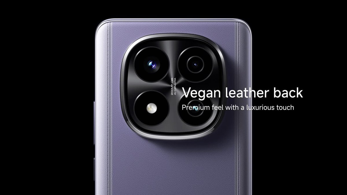 XiaomiNigeria's tweet photo. Style meets strength with the #RedmiNote14Series! 💪

✅Durable Design
✅Slim Bezels
✅Modern Thin Frames 
✅Symmetrical Perfection
✅Fluid Double Curves
✅Luxe Vegan Leather Back

Crafted to impress, built to endure.🔥

#AllStarDurability #RedmiNote14Series https://t.co/VRlAsWuJkZ