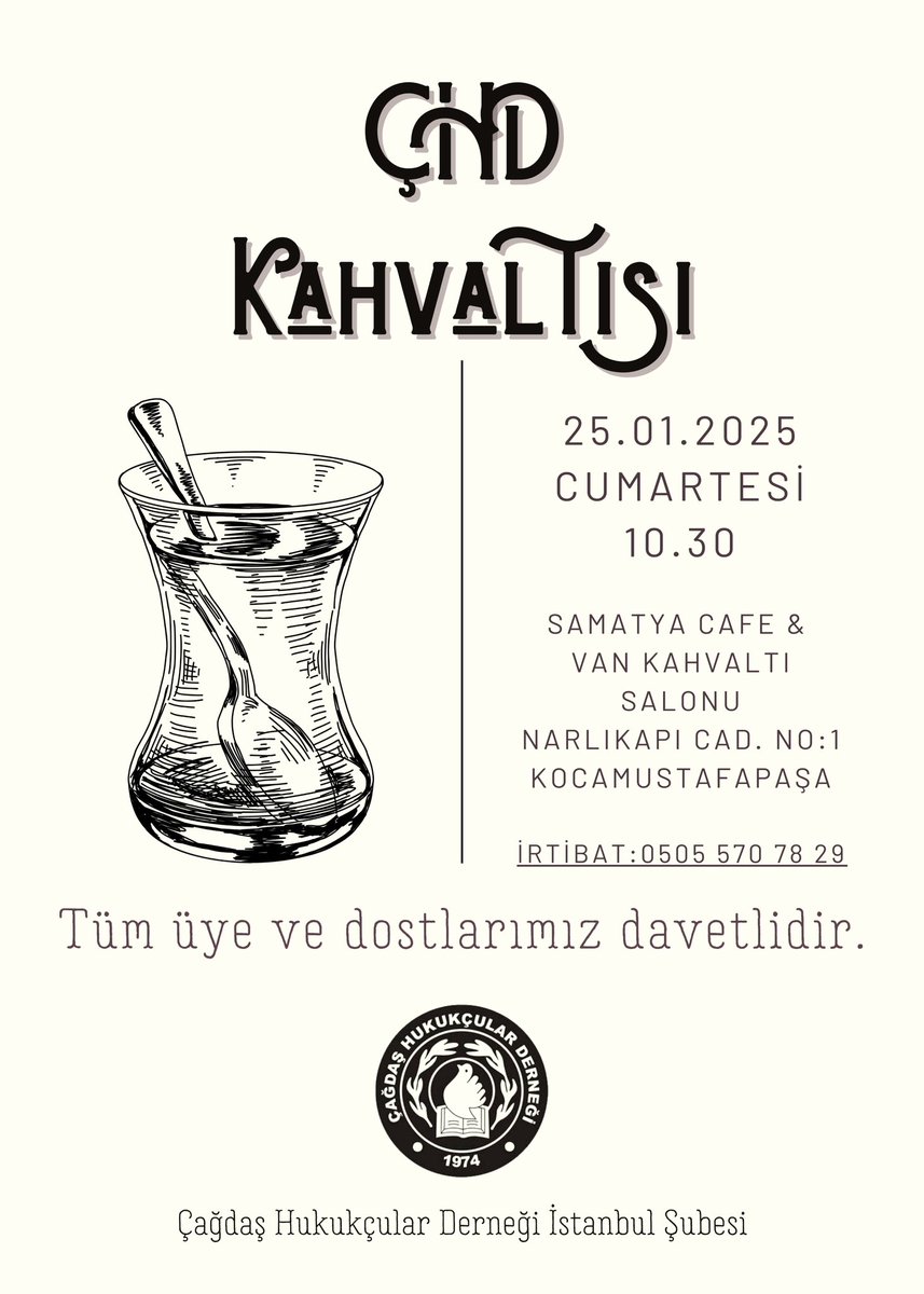 temeldemirer's tweet photo. #DayanışmaYaşatır
25 Ocak 2025 #ÇHD İstanbul Şubesi daveti #Samatya Cae & #Van Kahvaltı Salonu No 1 Narlıkapı Cad. #Kocamustafapaşa #İstanbul
#SelçukKozağaçlıyaÖzgürlük
#KozağaçlıBenimdeAvukatım
@chdgenelmerkez
#ÇhdBurada
#HalkınAvukatlarıOnurumuzdur
#BenimAvukatım
#OyaAslan https://t.co/xo8A12yEeL