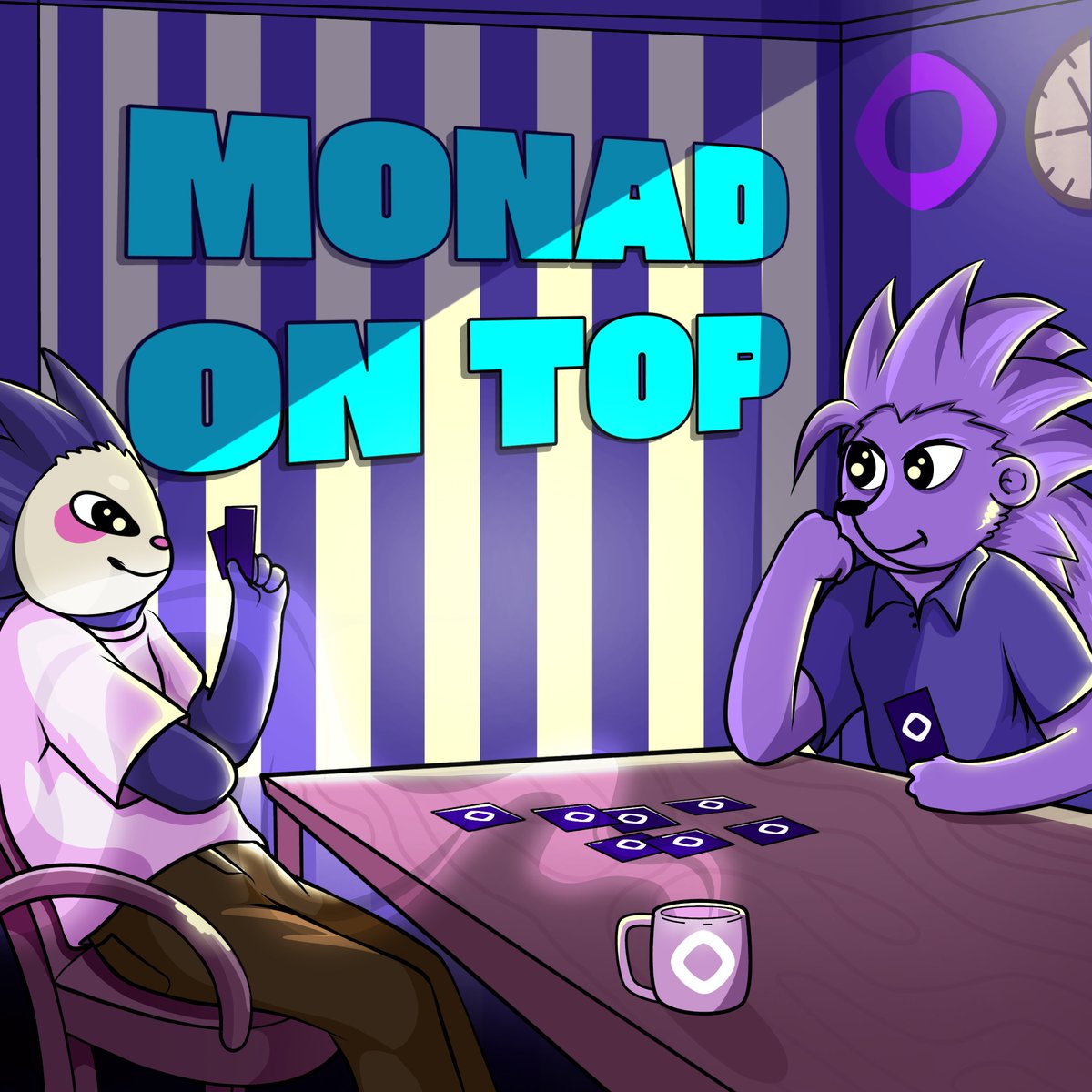 NeoZoeCollector's tweet photo. The stakes are high, the coffee's cold, and someone's about to fold. 
Poker night with the pals, Chogstar &amp; Spiky. https://t.co/EmlbQsU1Rt