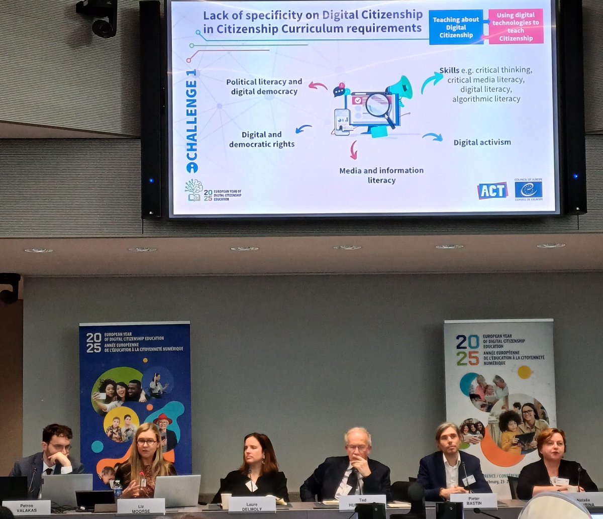 A pleasure to be alongside so many expert colleagues across Europe as we set off the 2025 Year of digital citizenship education - together we tackle democratic backsliding and misinformation through criticality &amp; active learning   #dce2025 ⁦<a href="/coe/">Council of Europe</a>⁩ ⁦<a href="/ACitizenshipT/">ACT</a>⁩