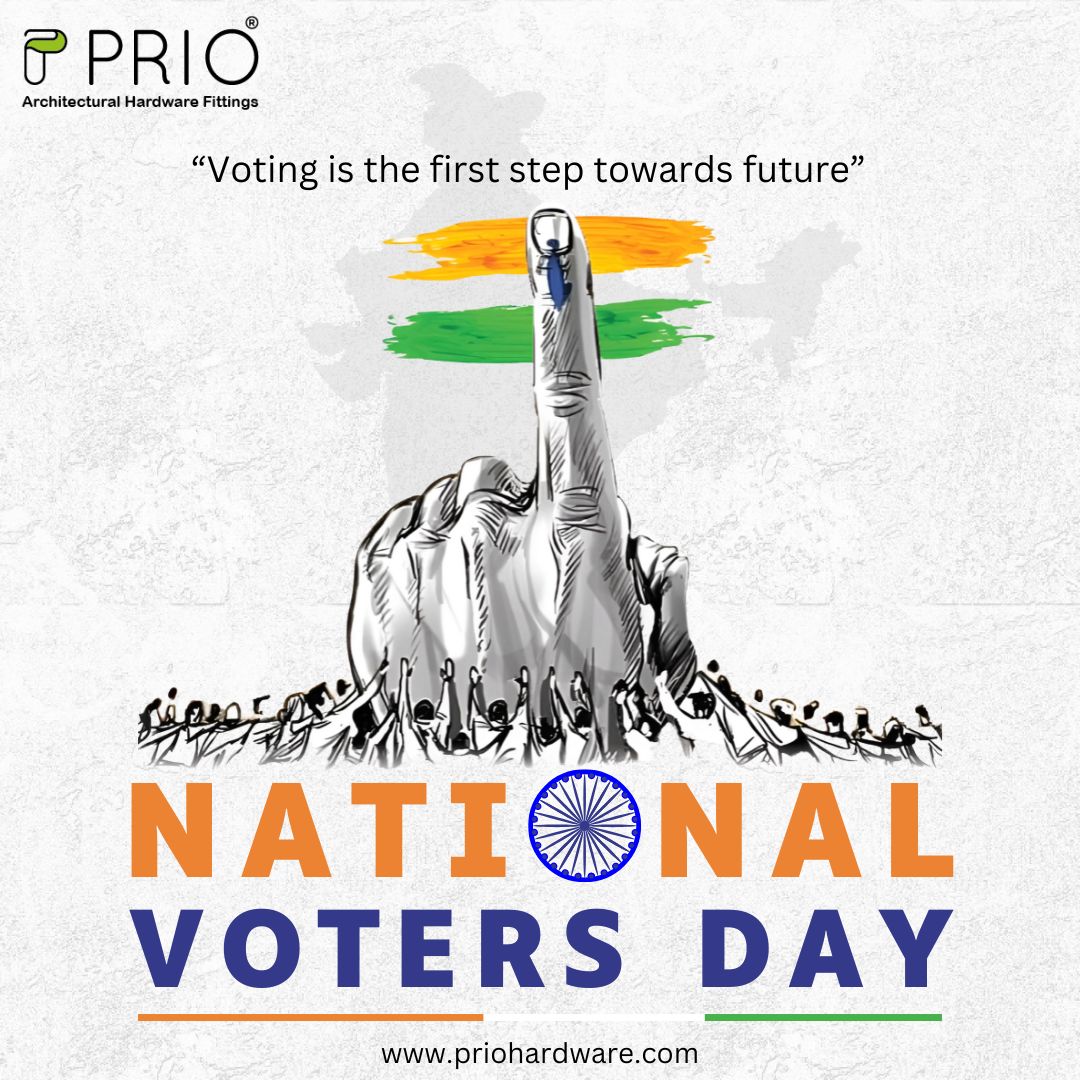 prio_india's tweet photo. Your vote, your power, your voice! This National Voters Day, take a pledge to make it count.
#NationalVotersDay #EveryVoteCounts #DemocracyInAction #ProudVoter #VoteForBetterIndia #CivicResponsibility #OneNationOneVote #PrioHardware https://t.co/dDqL0MkkGM
