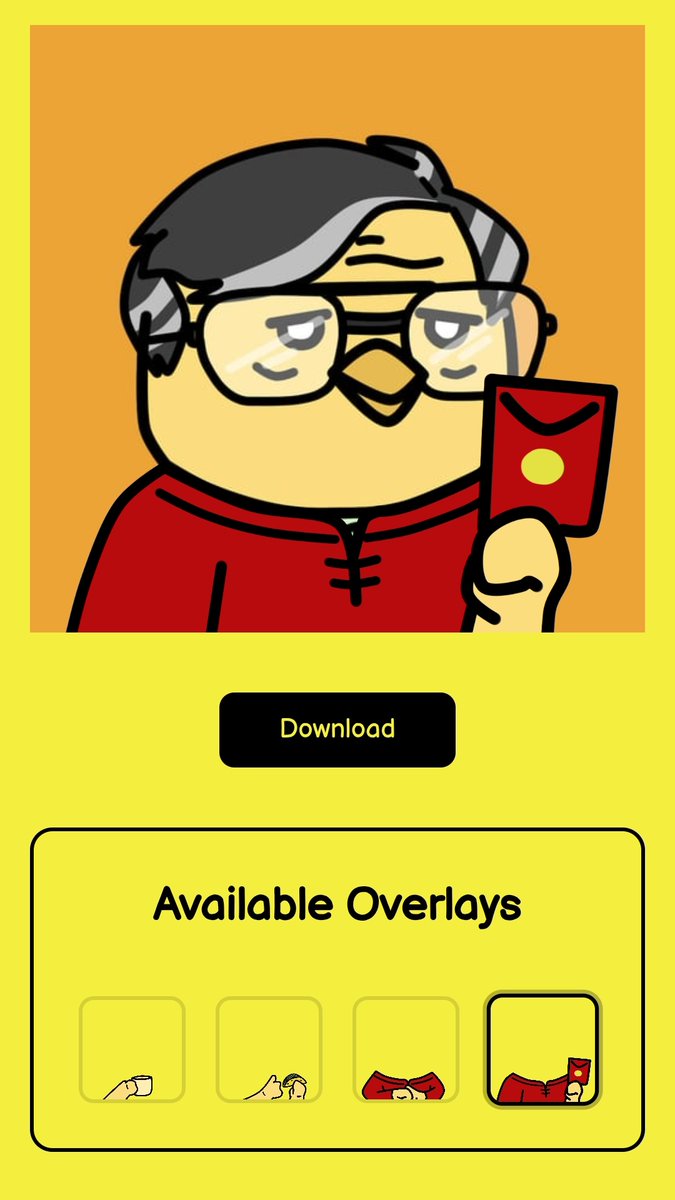 GM ☀️ to celebrate 
🎆🏮Chinese New Year🏮🎆 #CanaryPunk has prepared a special Chinese New Year overlay:

-Gong Xi Fa Cai
-Red envelopes(Angpao)

Show your Canary with this festive overlay!

Let's goo🔥
coine.io/canarypunk