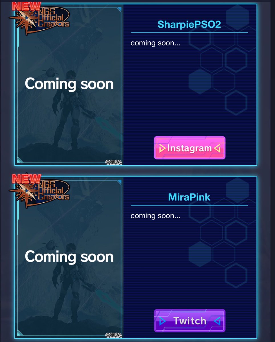 KagerisuS's tweet image. (3) new Official NGS Creators that made it Jan ‘25! Shoutouts to:

@SharpiePSO2 
@Mira_Pink 
@aka_guren 

Be sure to give your congrats if you meet them!
#PSO2NGS #NGS #PSO2GLOBAL