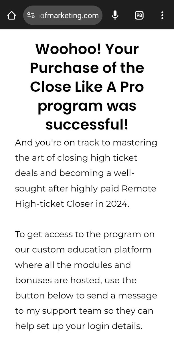 For the record.

23/01/25 by 09:04pm...

I made the FINAL decision to go full time on High Ticket Closing.

<a href="/bruno_nwogu/">Bruno | Einstein of Marketing</a>
 was the man I chose.

All I'll do is take the course.

Learn &amp; implement.

Share my progress.

Till I get to $10k+/mo helping clients get results with HTC.
