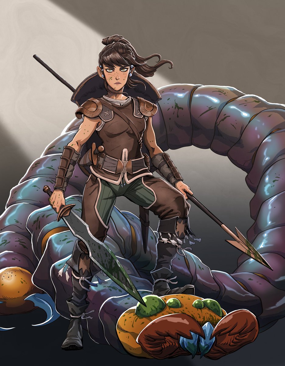 ryanleeart's tweet photo. Here's an older one of Catha [OC] I still like. https://t.co/KiSNxz7qP0