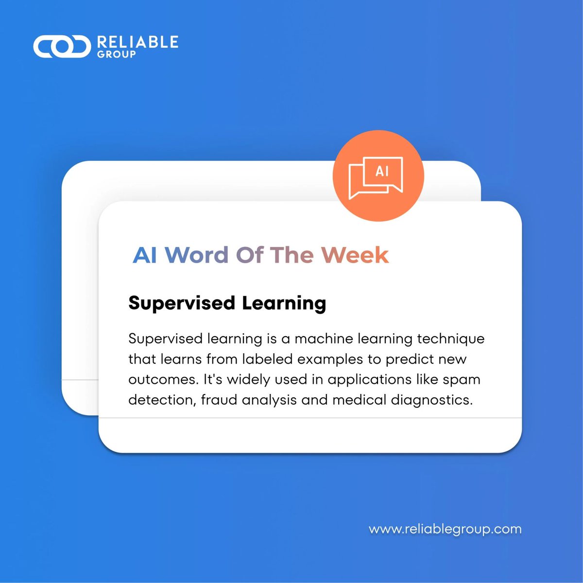reliablegroup's tweet image. Supervised Learning teaches AI by example, showing it how to connect the dots between inputs and outputs. It&apos;s like the “training wheels” of machine learning, helping AI excel at tasks like predicting trends or spotting anomalies.

#AI #WordoftheWeek #SupervisedLearning