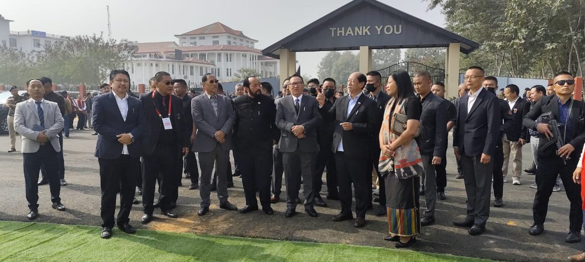 jacob_zhimomi's tweet photo. Joined HCM @CmoNagaland for the inauguration of Sammogooting stadium under Chumukedima district this morning. Congratulations to the citizens of the district! Grateful to you sir.
#constituencyupdates
@MyGovNagaland https://t.co/6UcR3CGd85