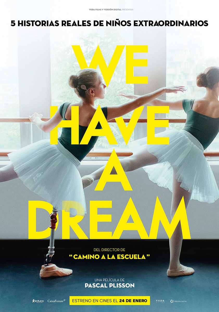 Este finde ¡Te invitamos al cine!🍿

🎬Disfruta GRATIS de “We have a dream”, que trata de la vida de unos niños, cada uno de ellos con una discapacidad, pero con un sueño… 

  ♻️RT
 🖊️ Comenta con #WeHaveADream
 🎟️ 40 entradas dobles
 🏆 Prueba suerte: pr.easypromosapp.com/p/989683