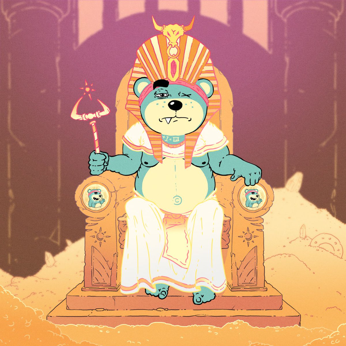 ChewyToken's tweet photo. The throne belongs to those who fight for it! https://t.co/NMgZQRsABX