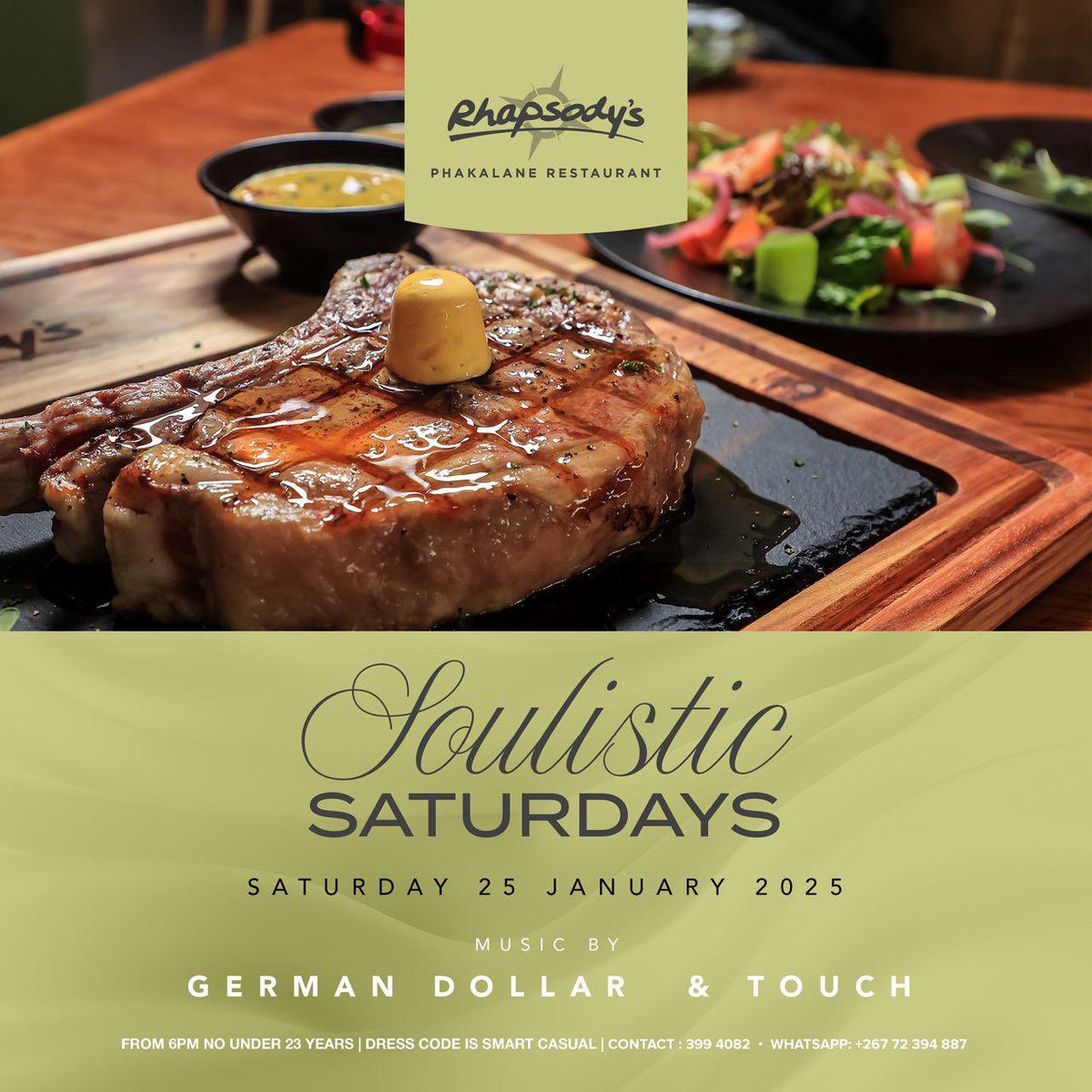 German_Dollar's tweet photo. Weekend Plan π
Friday On Deck at Main Deck Main Mall
Soulistic Saturdays at Rhapsody's Phakalane
#maindeckbotswana
#rhapsodysphakalane https://t.co/kRV23sNkQq