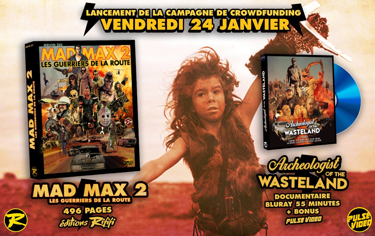 MelvinZed's tweet image. C&apos;est tout à l&apos;heure à 18h !
fr.ulule.com/mad-max-2--les…

Rififi lancera le départ, de mon côté je regarderai ça de loin parce que je viens d&apos;arriver à Tokyo où je dois présenter et signer le tome 1 en version japonaise !