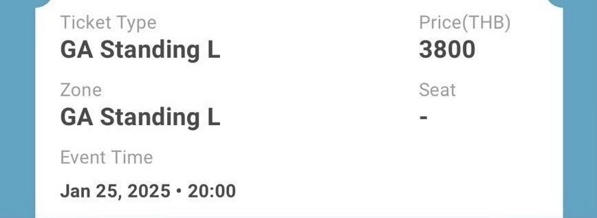 _TanJai's tweet photo. ขายบัตรคอน YOASOBI Live in BKK
รอบวันเสาร์ที่ 25 มกราคม 2568
โซน GA Standing L
จำนวน 2 ใบ

ราคาใบละ 3,600 บาท
หรือเหมา 7,000 บาทค่ะ

ขอดูบัตรปชช คู่กับตั๋วก่อนโอนชำระได้
หรือ สามารถนัดพบใน กทม ปทุมธานี เพื่อรับบัตรและโอนเงินได้ค่ะ

สนใจทัก Inbox
LINE : jaiwijit
#YOASOBIINBKK https://t.co/FVJ5gql4TL
