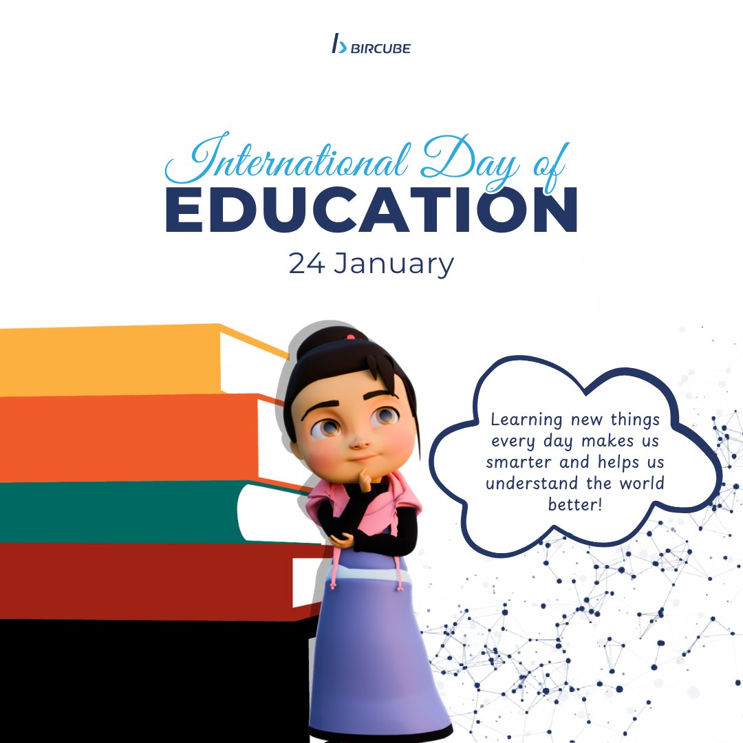 bircube's tweet photo. Happy International Education Day! 

#bonobic #bircube #teambircube https://t.co/mqUYEczvey