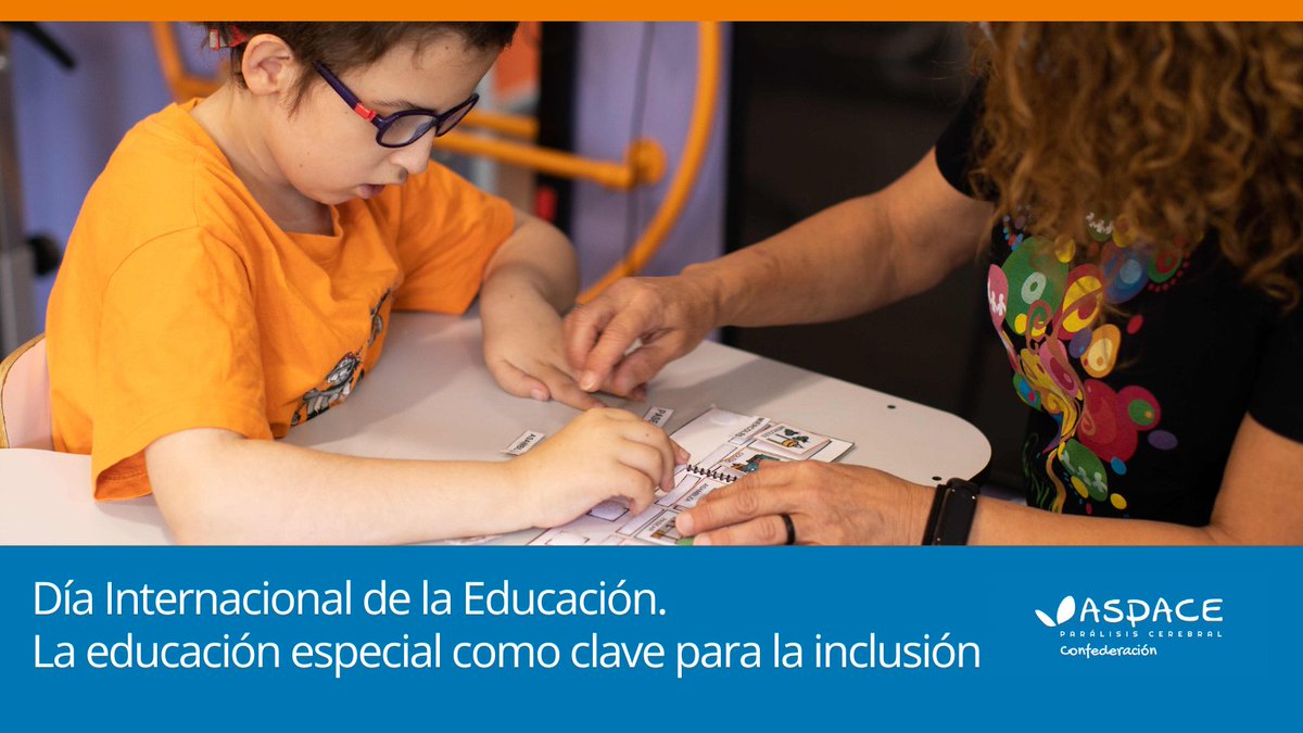 📚 Hoy, en el #DíaInternacionalDeLaEducación, destacamos el valor de los Centros de Educación #Especial como garantía de #inclusión y calidad educativa para personas con #ParálisisCerebral y grandes necesidades de #apoyo.

Conoce qué más reivindicamos 👩‍🏫cutt.ly/5e8SPDi6