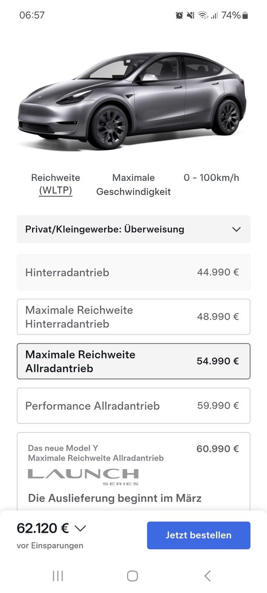 TruFloRe's tweet photo. @EFIEBER_ANDRE Glückwunsch. In Quicksilver ist das neue Model sogar günstiger als das alte. https://t.co/SFOeNdAaCx