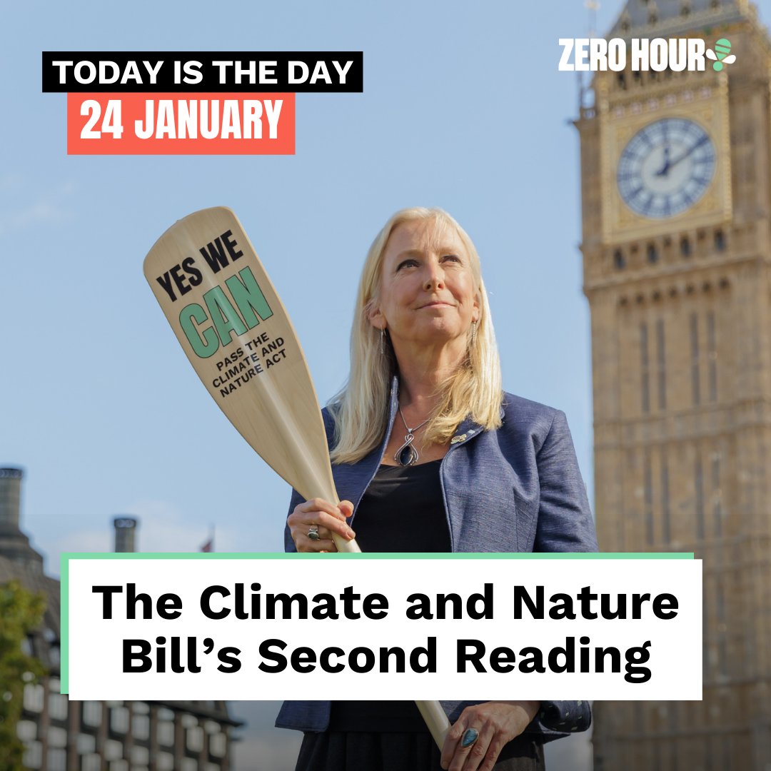 🌎 Today is the day! The Climate and Nature Bill has its crucial Second Reading in Parliament.

🗳 We’ll be watching to see if MPs show up and vote to progress the #CANBill. Will you?

📺 Watch the debate live ⏰ 9:30—14:30 

👉 tinyurl.com/33229c4x