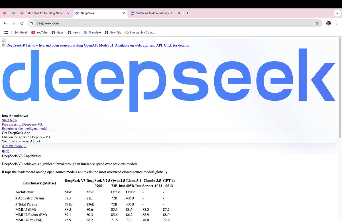codevlogger's tweet image. TIL: Web loading stages in action! 🔄
First image: Initial page load showing raw HTML Second image: Fully loaded with all styles
Caught this on @deepseek_ai's website - a perfect example of progressive enhancement in modern web development.