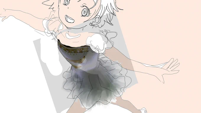 例えばだけど、ざっとイメージするにしても、絵のワンポイントが確実だとその周辺の展開が容易になるよね。テクスチャが貼れるのは結構大事だったりする。上手い人は脳内にあるんだけど。 