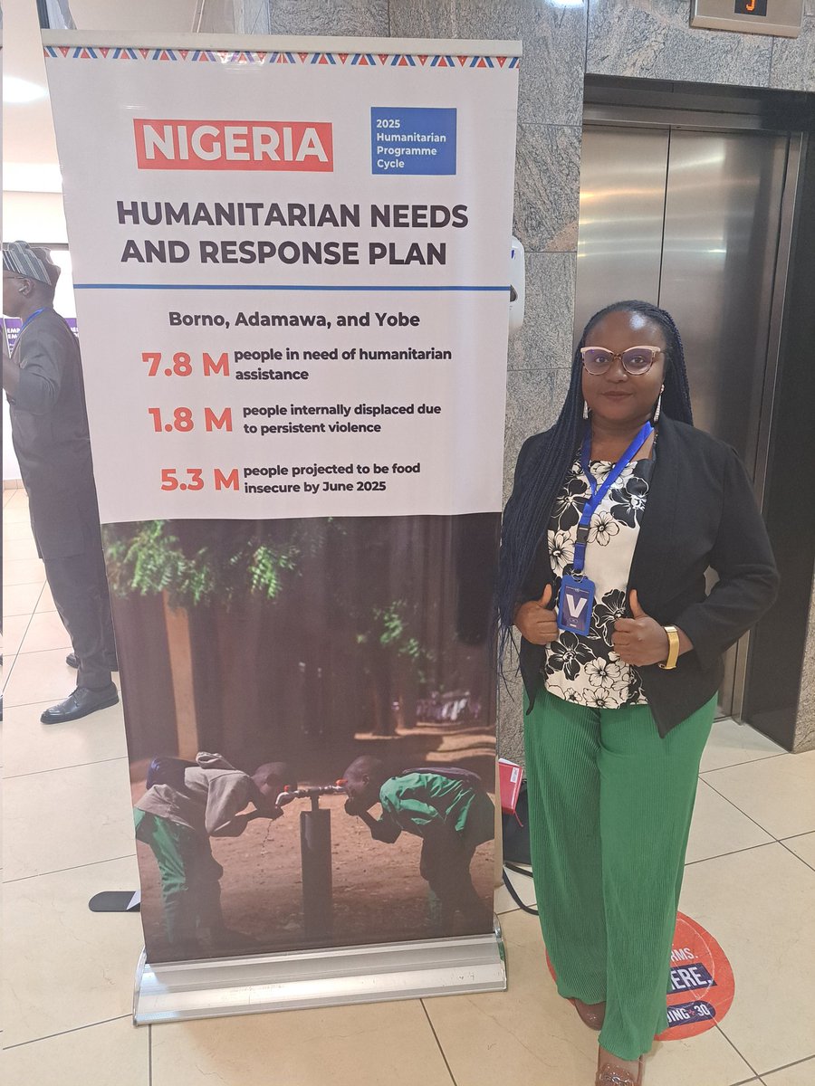 graceolomiwe's tweet photo. Glad to be at the 2025 Nigeria Humanitarian Neds and Response plan launch by @OCHANigeria @UN_Nigeria

It outlines the key needs of people affected by conflict &amp; other disasters &amp; the required response in Borno &amp; north-east Nigeria.

#2025NigeriaHNRP
#InvestinHumanity
#HNRP https://t.co/NPwgBvityW