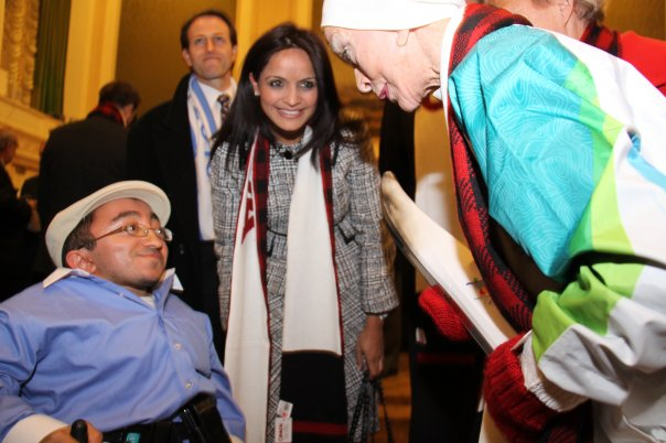 Woah, My former boss, <a href="/DhallaRuby/">Ruby Dhalla</a> , is campaigning to become the next Leader of the <a href="/liberal_party/">Liberal Party</a> and the Prime Minister of Canada. 
#cdnpoli #canadianpolitics