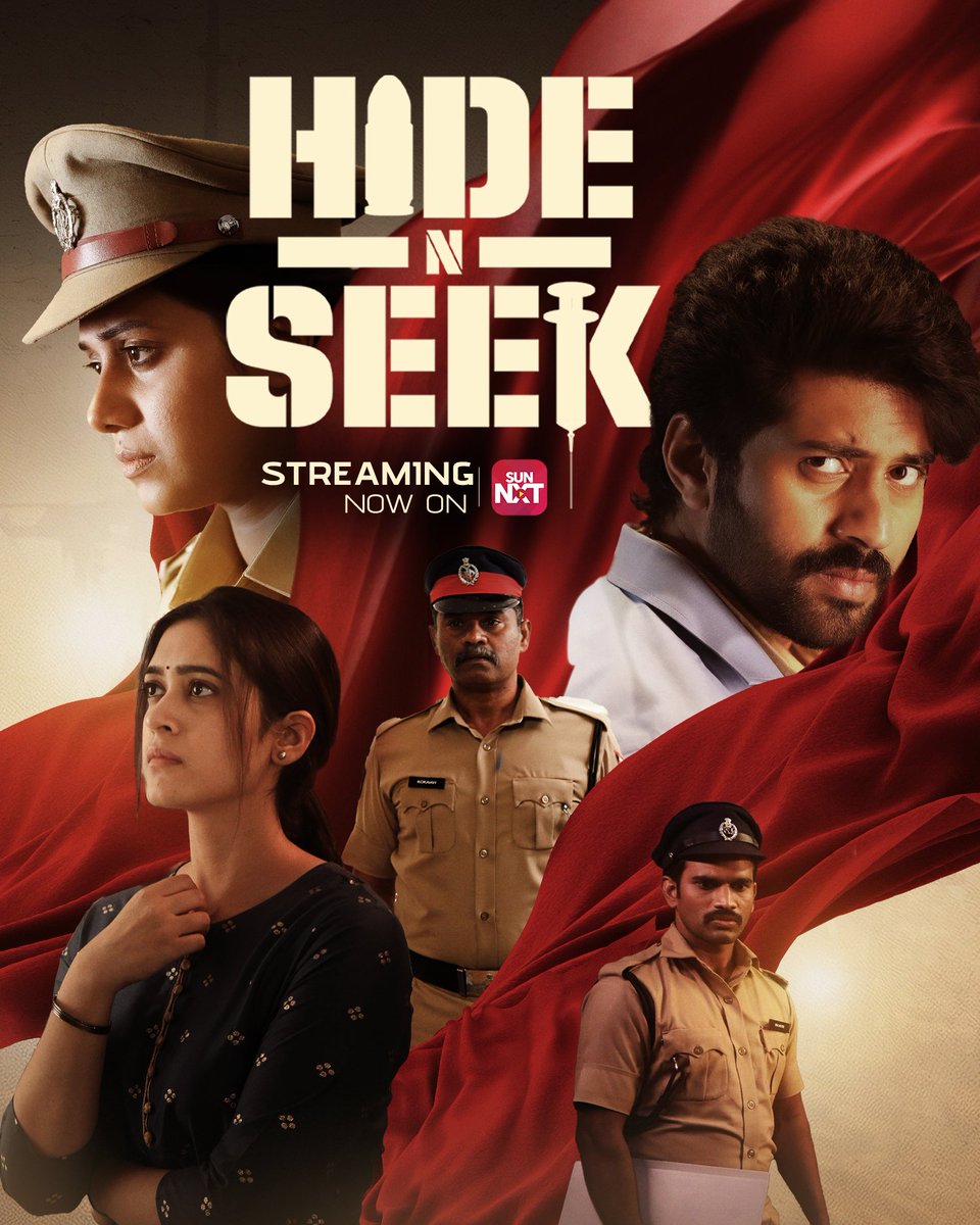 CinemaRareIN's tweet photo. Telugu film #HideNSeek (2024) by @basireddyrana, ft. @mynameisviswant @shilpamanjunat #RheaSachdeva @starkashvi @Actor_sumanthh #TejaswiNaidu &amp; #DayanandReddy, now streaming on @sunnxt.

@HaricharanMusic @amarreddy0827 @naveenmedaram @SahasraEnt @MNOPRODUCTIONS @adityamusic https://t.co/h6rS4IwZIy