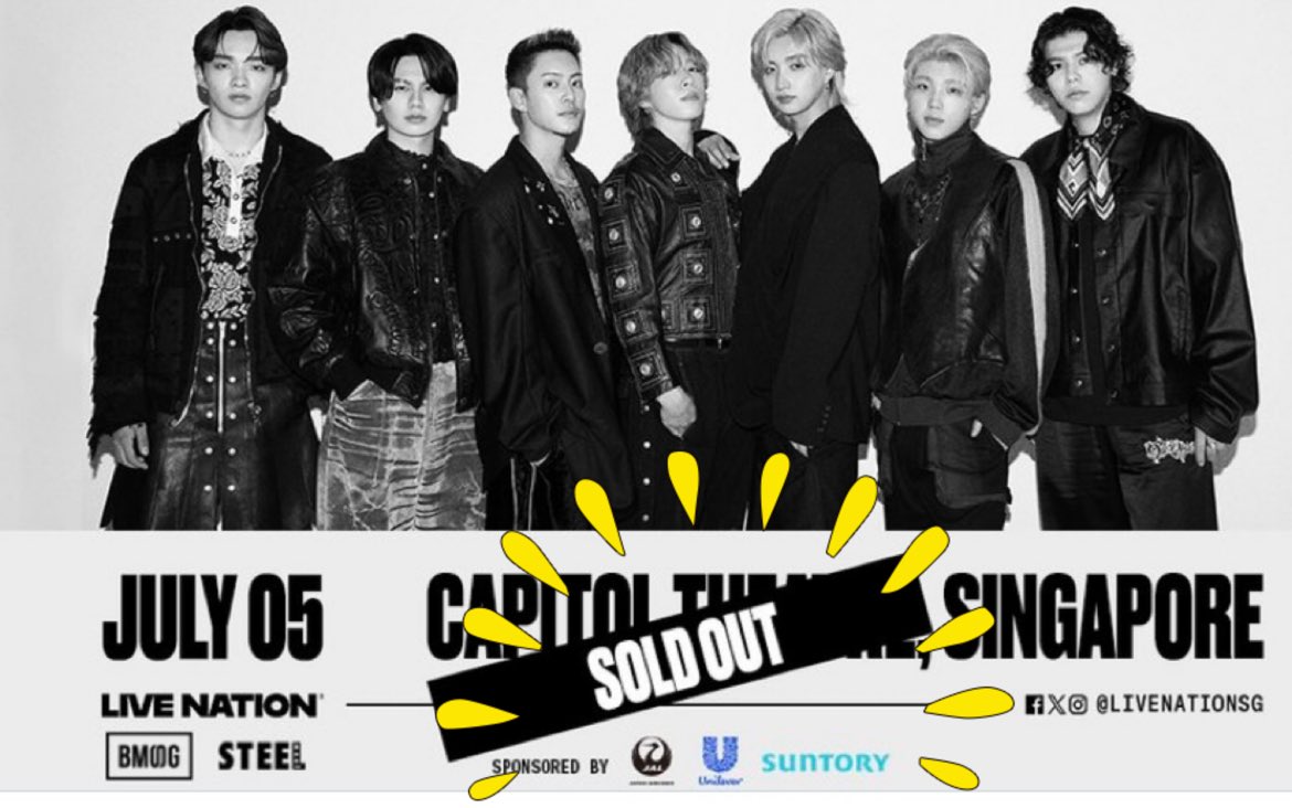 シンガポールSOLDOUT🙌 BE:FIRST ワールドツアー 2025「BE:FIRST とは