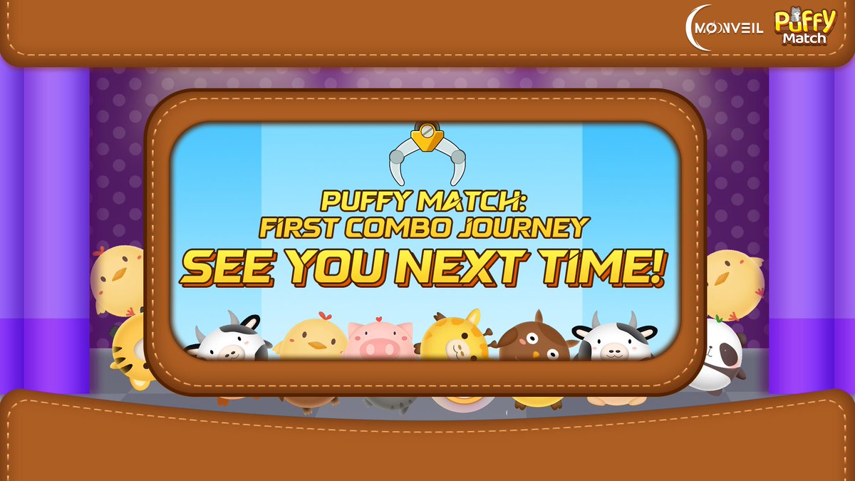 ⏰ Puffy Match First Combo Journey has officially ended! 🎮

Thank you to everyone who participated in the Puffy Match challenge.

Your combos were next-level! 🔥 
Stay tuned, $MORE fun and rewards are on the way! 🚀
