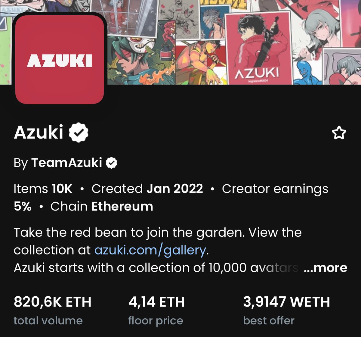 #Azuki well, this was unexpected—a true inverted hockey stick moment. It’s about time people recognized just how overhyped and hollow this project has been all along. Now the question is, what will the whales of #spiritdao do to safeguard their investments? Not community, greed.