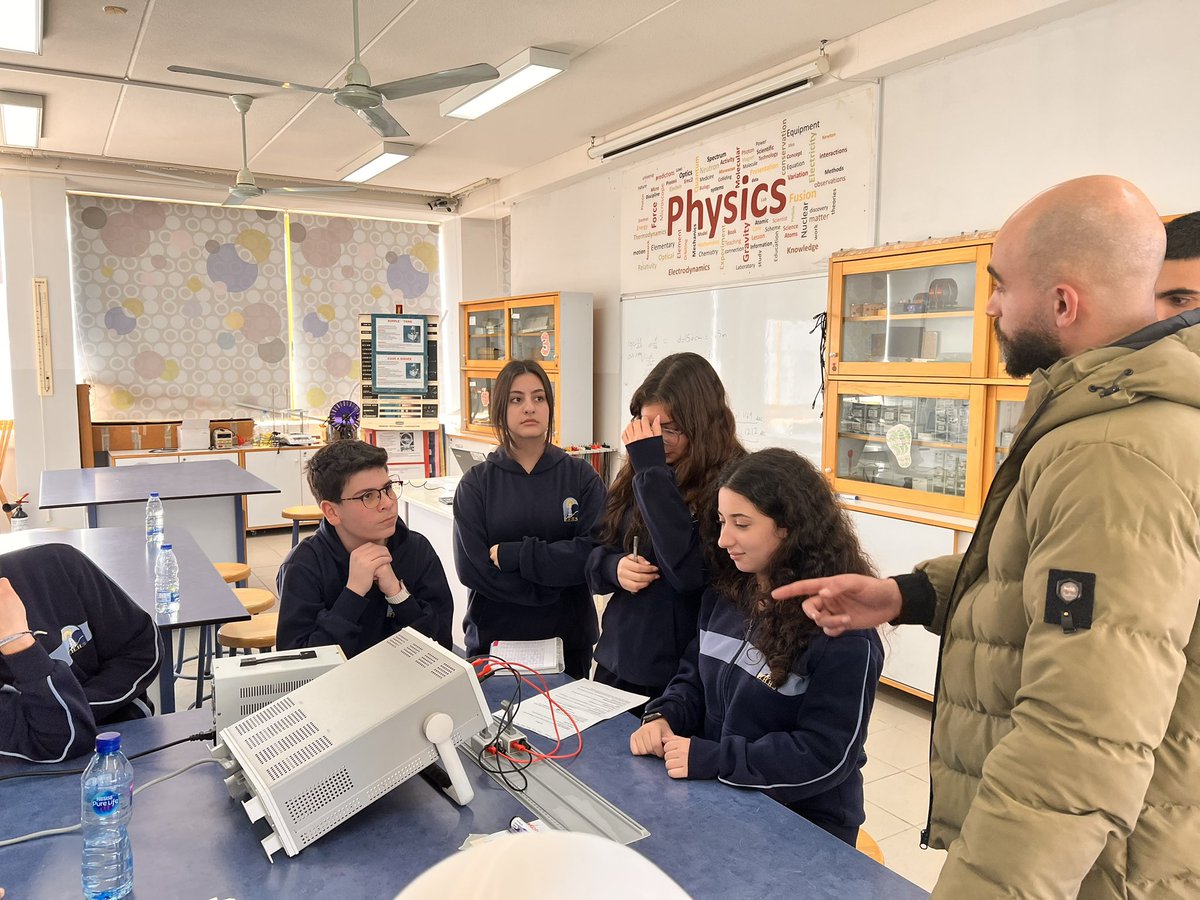 Dania Saad (@daniasaadmakhh1) on Twitter photo Grade 11 students with mr Ahmad, deduced the speed of sound using Arduino with the ultrasound sensor, an oscilloscope with ultrasound emitter and receptor, EXAO microphones. A brilliant fusion of technology and physics! #sound #Physicslab <a href="/Hhhsinfo/">Houssam Hariri HS</a> <a href="/dina_jradi/">Dina Jradi</a> <a href="/ea_rania/">Rania El Abbassi</a> Grade 11 students with mr Ahmad, deduced the speed of sound using Arduino with the ultrasound sensor, an oscilloscope with ultrasound emitter and receptor, EXAO microphones. A brilliant fusion of technology and physics! #sound #Physicslab <a href="/Hhhsinfo/">Houssam Hariri HS</a> <a href="/dina_jradi/">Dina Jradi</a> <a href="/ea_rania/">Rania El Abbassi</a>