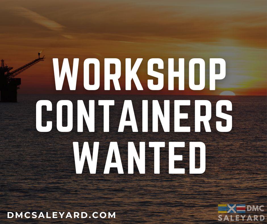 dixon_marine's tweet image. Wanted: Offshore Workshop Containers.

If you have these or other used / surplus assets you are looking to sell contact us today. go.dmc-saleyard.com/t687d29

#OffshoreContainers #MarineEquipment #AssetDisposal #DMCsaleyard