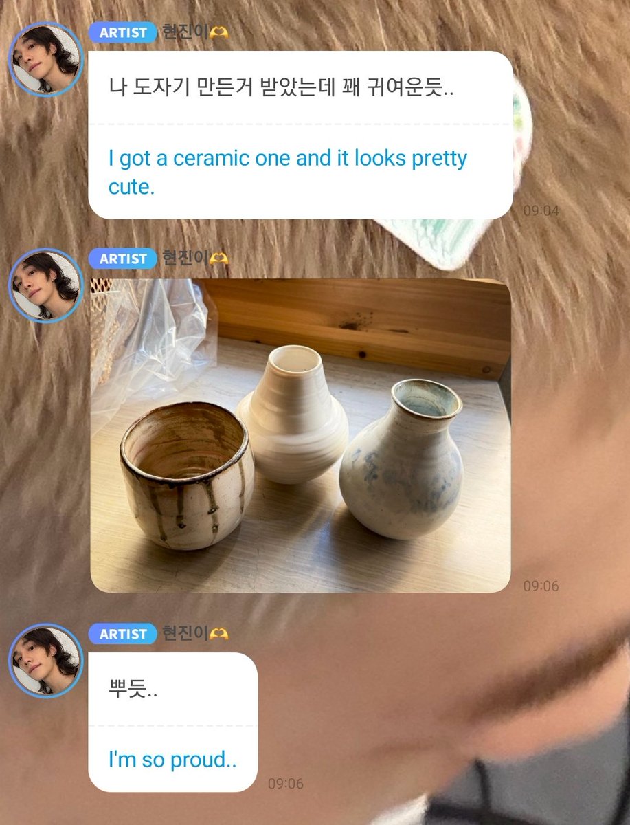 namchanhyung's tweet image. OMG HYUNJIN STARTED DOING POTTERY/CERAMIC ?!? it's so him and it's so pretty omg 🥹😭