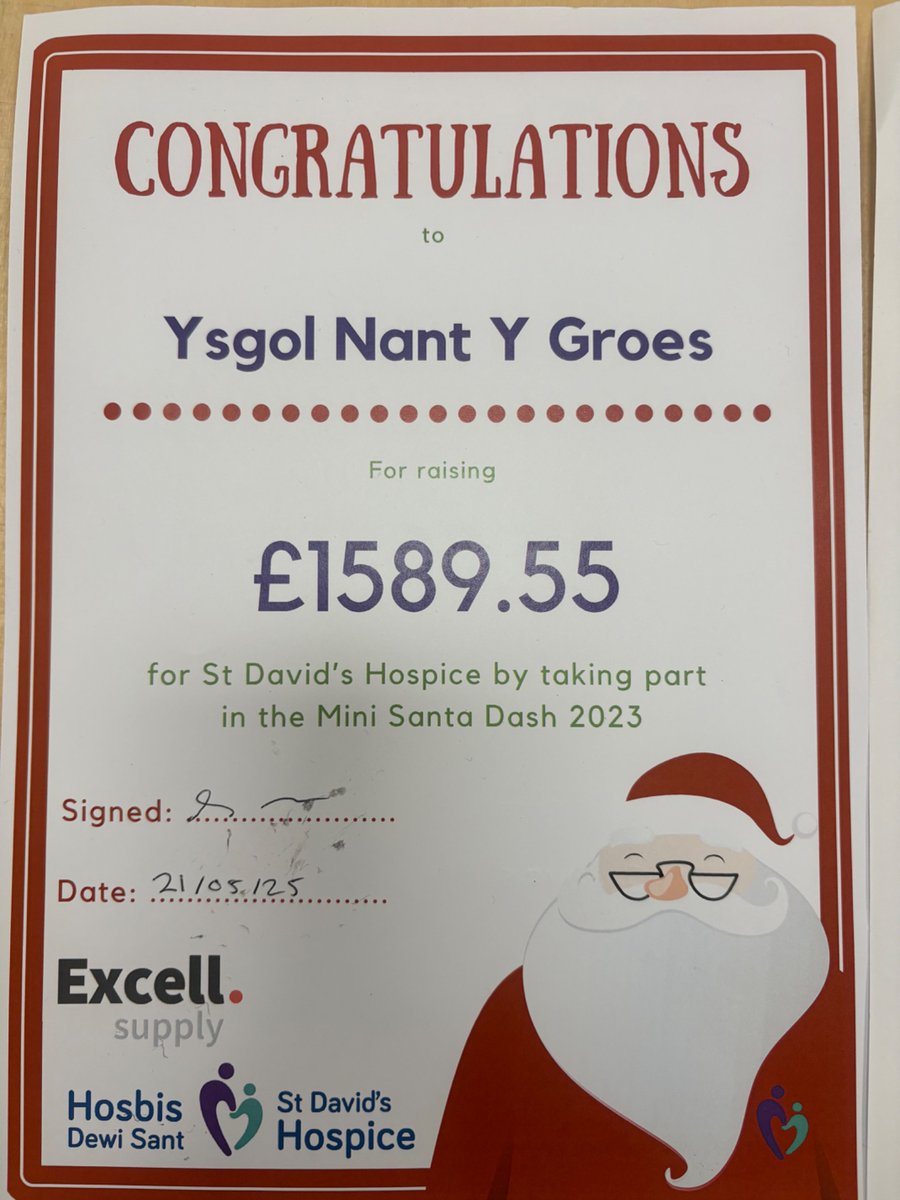 Ysgol Nant y Groes (@ysgolnantygroes) on Twitter photo Mr Jones read out a thank you letter from <a href="/StDavidsHospice/">St David's Hospice | Hosbis Dewi Sant</a> that told us why the amazing ยฃ1589.55 we raised was so needed. Diolch yn fawr iawn pawb! Mr Jones read out a thank you letter from <a href="/StDavidsHospice/">St David's Hospice | Hosbis Dewi Sant</a> that told us why the amazing ยฃ1589.55 we raised was so needed. Diolch yn fawr iawn pawb!