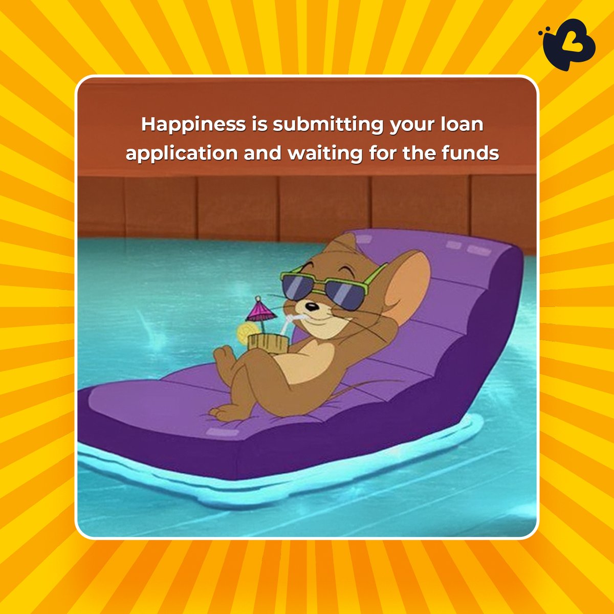 kreditbee's tweet photo. Isn’t it the best feeling when the hard part is done? Your loan application is complete, and now all that’s left is the excitement of seeing the funds hit your account. Easy, smooth, and stress-free!

#KreditBee #KreditBeeApp #KreditBeeIndia #KreditBeeHainNa #KBMeme #FinancialTips #FinancialEducation

[KreditBee, KreditBeeApp, KreditBeeIndia, KreditBeeHainNa, KBMeme, FinancialTips,FinancialEducation]