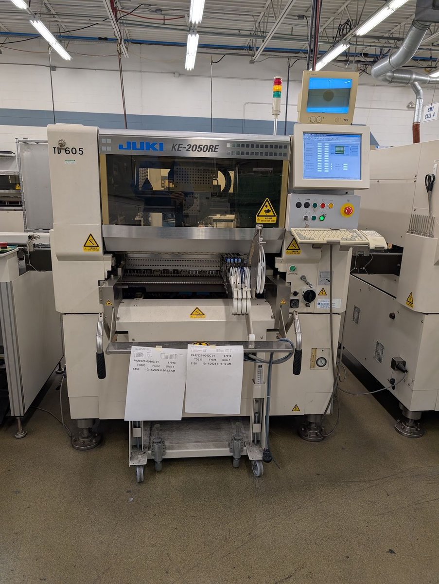BAJABid's tweet photo. Are you, or anyone you know, in the market for a #Juki KE-2050R SMT Pick &amp; Place machine? If so, make sure you check out the two machines in our February Online Auction. https://t.co/TaWYIbBG6r https://t.co/xpYPVKEq8m