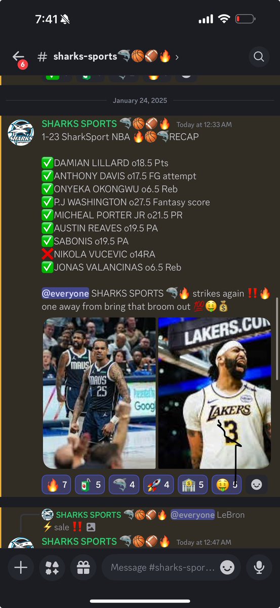 SharksProp's tweet photo. @PrizePicks Come Join the sharks DM “ Sharks” to join free discord !! https://t.co/rmBh7kPqkT
