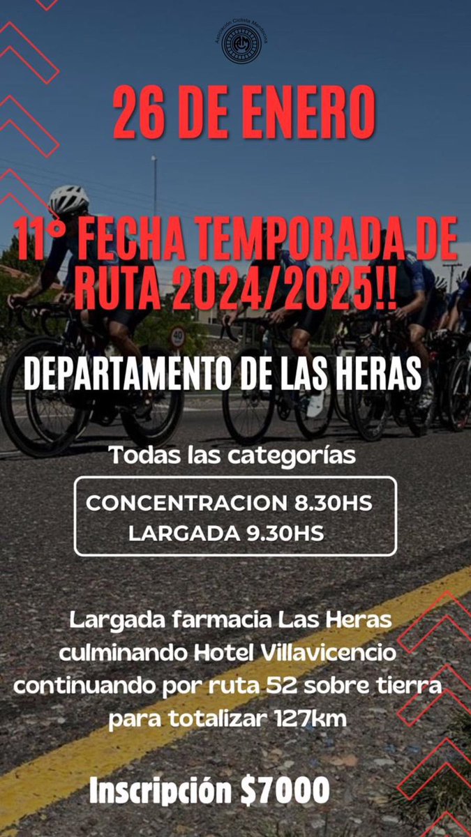 Asociación Ciclista Mendocina (@vueltamendoza) on Twitter photo 