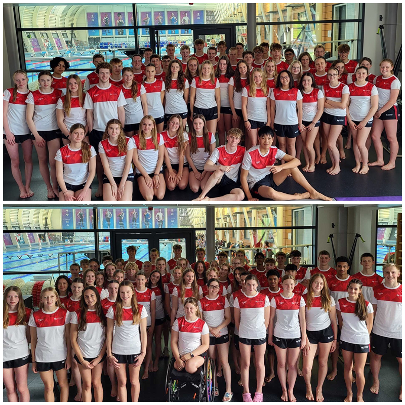 Swim_England's tweet photo. Swim England's National Youth Development Programme swimmers have made a bright start to the programme ๐
Following their induction day late last year, 43 of the more than 100 athlete's selected took part in a distance focused training camp to start 2025 ๐
Find out more โฌ๏ธ