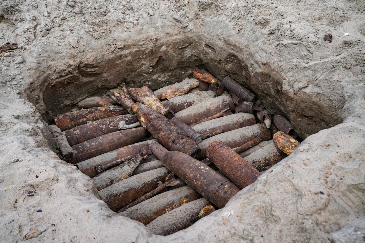 Masam_ENG's tweet image. The bulk destruction operation, carried out by the Project Masam’s Special Task Team #EOD, involved the demolition of:       
• 224 unexploded #shells and unexploded ordnance (UXO)  
• 709 miscellaneous fuses   
• 111 unexploded armour-piercing projectiles
• 208 assorted…