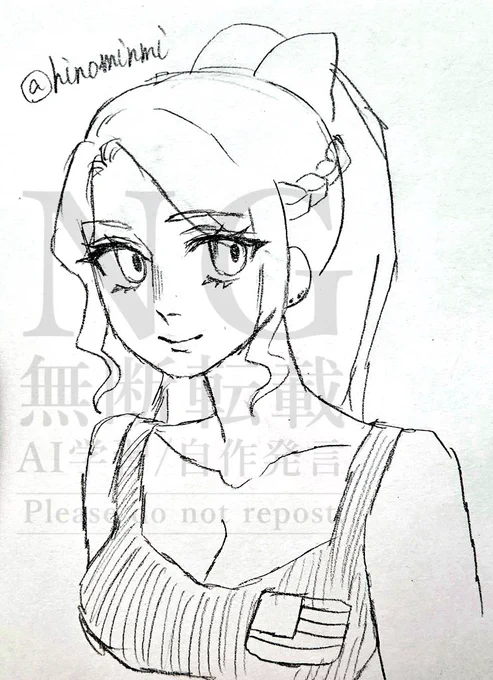 今日は🇺🇸ちゃんをアナログで描きました。
表情が優しすぎた
#ぐろー治❗ 