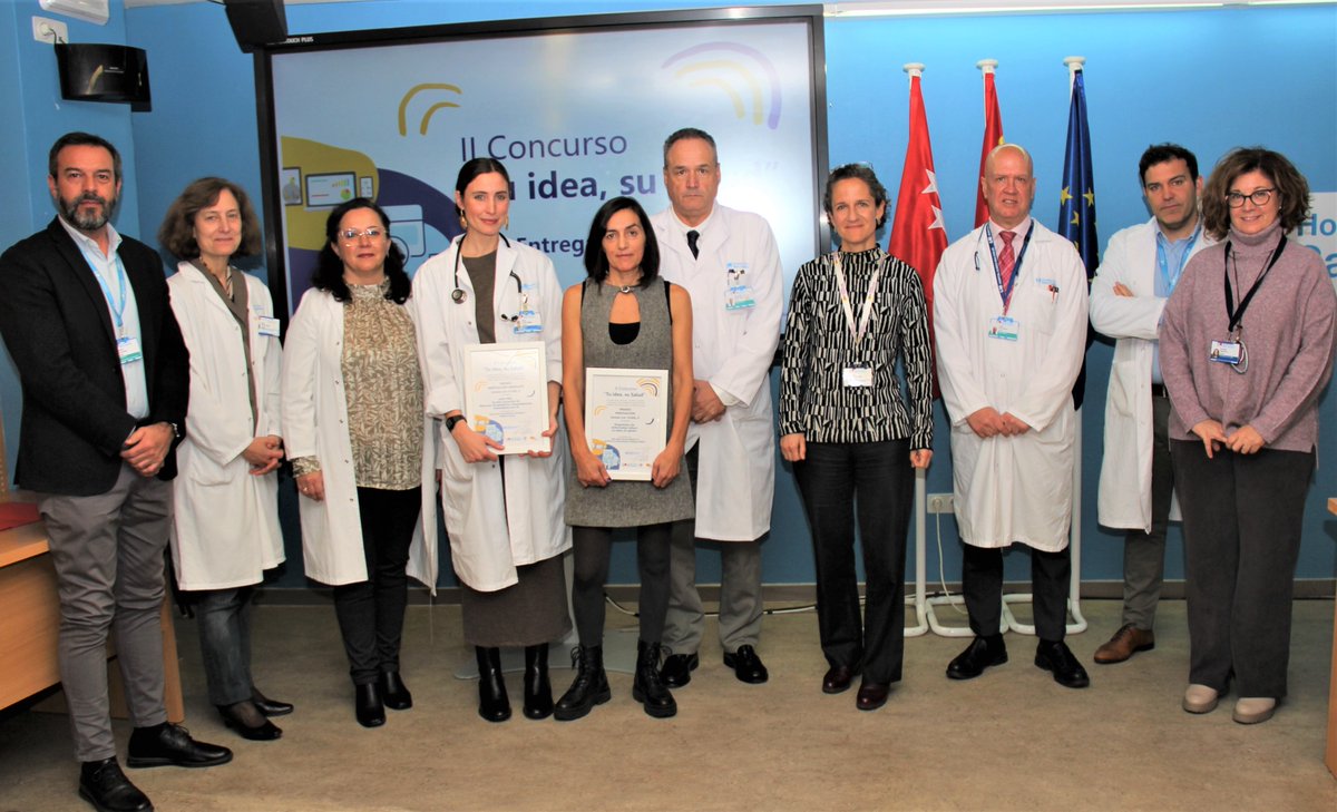 IIS_IdISSC's tweet image. 🎖 Diploma Innovador Absoluto para Marta Arroyo Gallego: "HAD-PRO: "Gestión proactiva de recursos hospitalarios con IA en hospitalización domiciliaria"
🎖 Diploma Innovador para Conchi Núñez: "Diagnóstico de enfermedad celíaca en dieta sin gluten"

✨¡Enhorabuena! #somosclinico